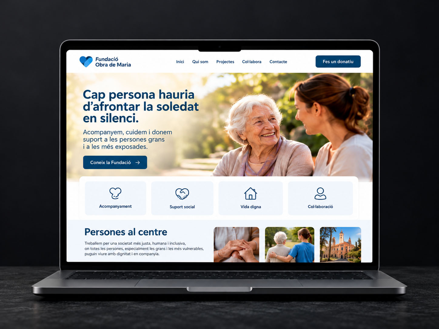 KranzStudio - Portfolio Fundació social obra de maría